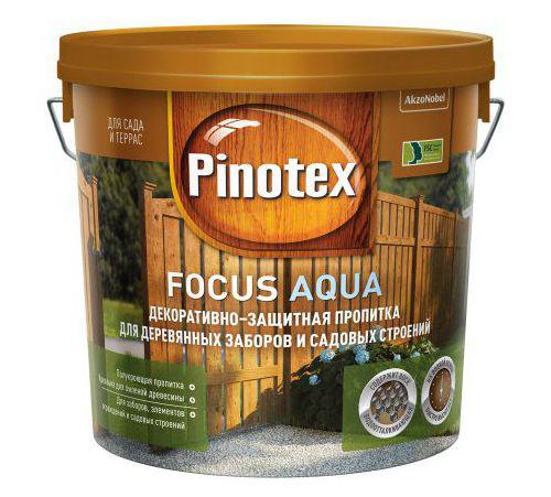 картинка Пропитка для древесины PINOTEX Focus Aqua (Пинотекс Фокус Аква) от магазина Тендент