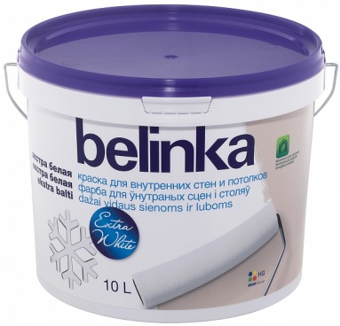 картинка Belinka краска для внутренних стен и потолков от магазина Тендент