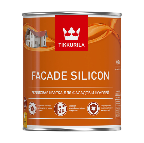 картинка Краска фасадная Facade Silicon глубоко матовая от магазина Тендент
