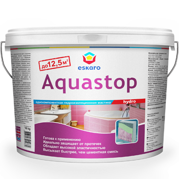 картинка Гидроизоляционная мастика "Eskaro Aquastop Hydro" магазин Тендент являющийся официальным дистрибьютором в России картинка Гидроизоляционная мастика "Eskaro Aquastop Hydro" от магазина Тендент