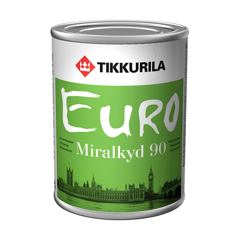 картинка Эмаль EURO MIRALKYD 90 высокоглянцевая от магазина Тендент