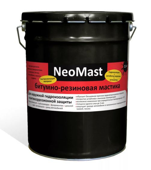 картинка Битумно-резиновая мастика NeoMast от магазина Тендент
