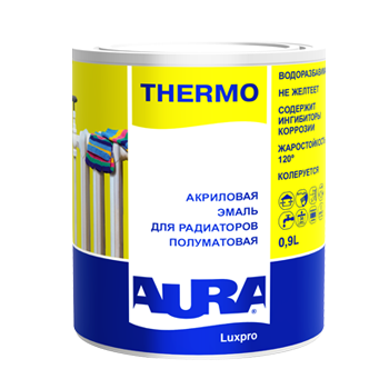 картинка Акриловая эмаль для радиаторов "AURA LUXPRO THERMO" магазин Тендент являющийся официальным дистрибьютором в России картинка Акриловая эмаль для радиаторов "AURA LUXPRO THERMO" от магазина Тендент