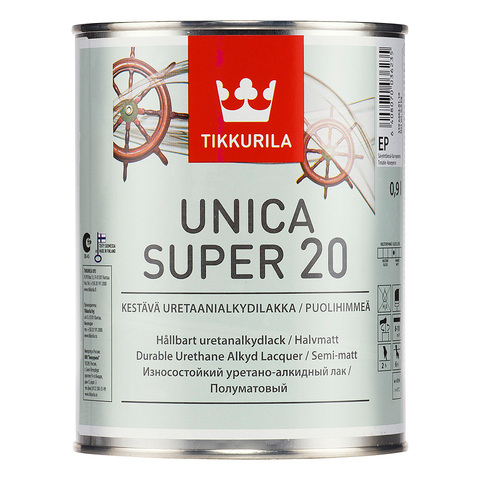 картинка Лак универсальный UNICA SUPER 20 полуматовый от магазина Тендент