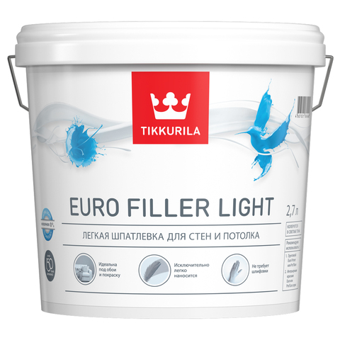 картинка Шпатлевка легкая EURO FILLER LIGHT от магазина Тендент