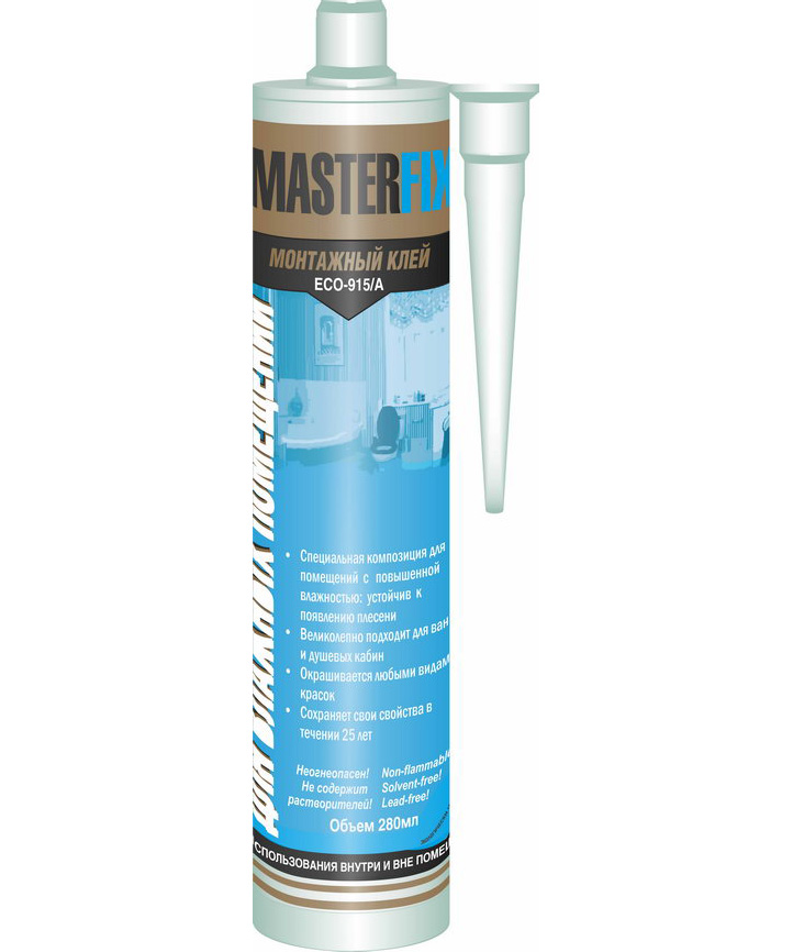 картинка Монтажный клей Masterfix ЭКО-915 от магазина Тендент