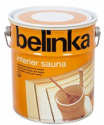 картинка Водная термостойкая пропитка-лазурь для сауны Belinka Interier Sauna от магазина Тендент