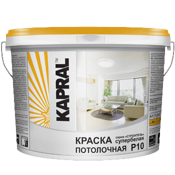 картинка Краска потолочная  в/д "Kapral Р-10" от магазина Тендент