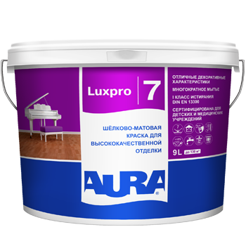 картинка Шёлково-матовая краска для высококачественной отделки "AURA  LUXPRO 7 основа TR" от магазина Тендент
